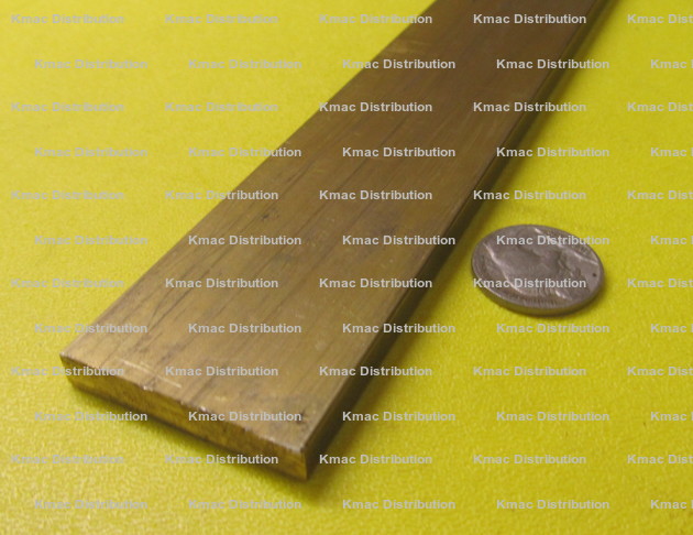 144 Length 3 Width Finish Unpolished Mill ASTM B16 Extruded 360 Brass Rectangular Bar 0.375 Thickness OnlineMetals H02 Temper 