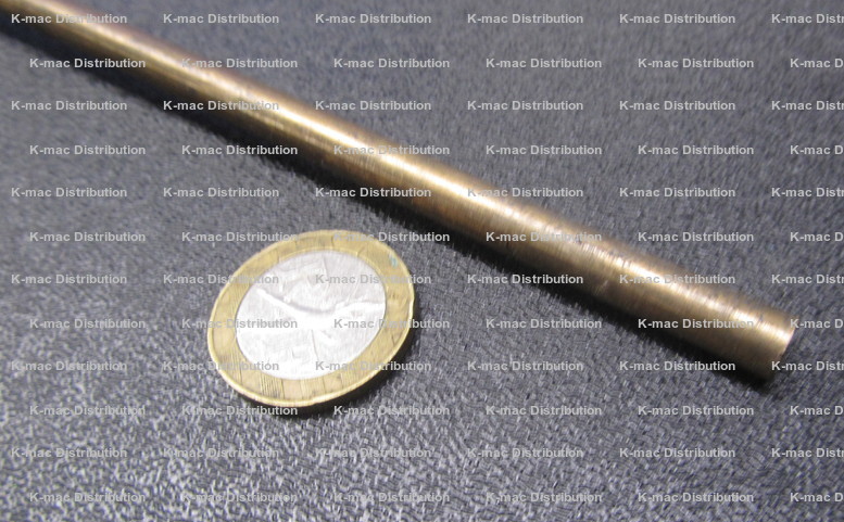 Mill 544 Bronze Round Rod ASTM B139/ASTM B139M 12 Length 1.5 Diameter Finish H04 Temper Unpolished 