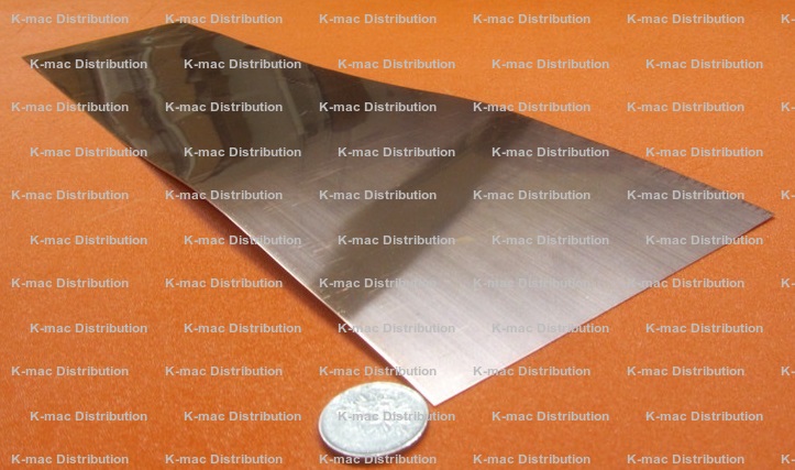 ASTM B152 OnlineMetals 36 Width Mill 1/8-1/4 Hard Temper 110 Copper Sheet 48 Length Finish 0.125 Thickness Unpolished 