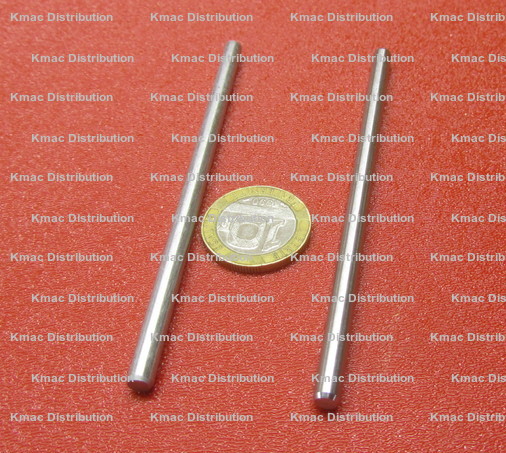 4 Pieces 416 Stainless Steel Dowel Pins 5/32" Dia x 3.00" Length 