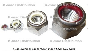 Stainless Steel Lock Hex Nuts