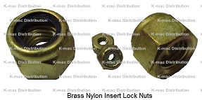 Brass Lock Hex Nuts