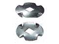 Pronged Square Hole washers