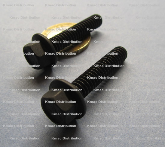 19242 Hex Washer Head High Strength Flange Bolt, Grade 8, 5/8\"-11 X 2-1...