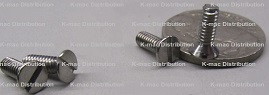 18-8 Stainless Steel Flat Head Slotted Drive Machine Screws